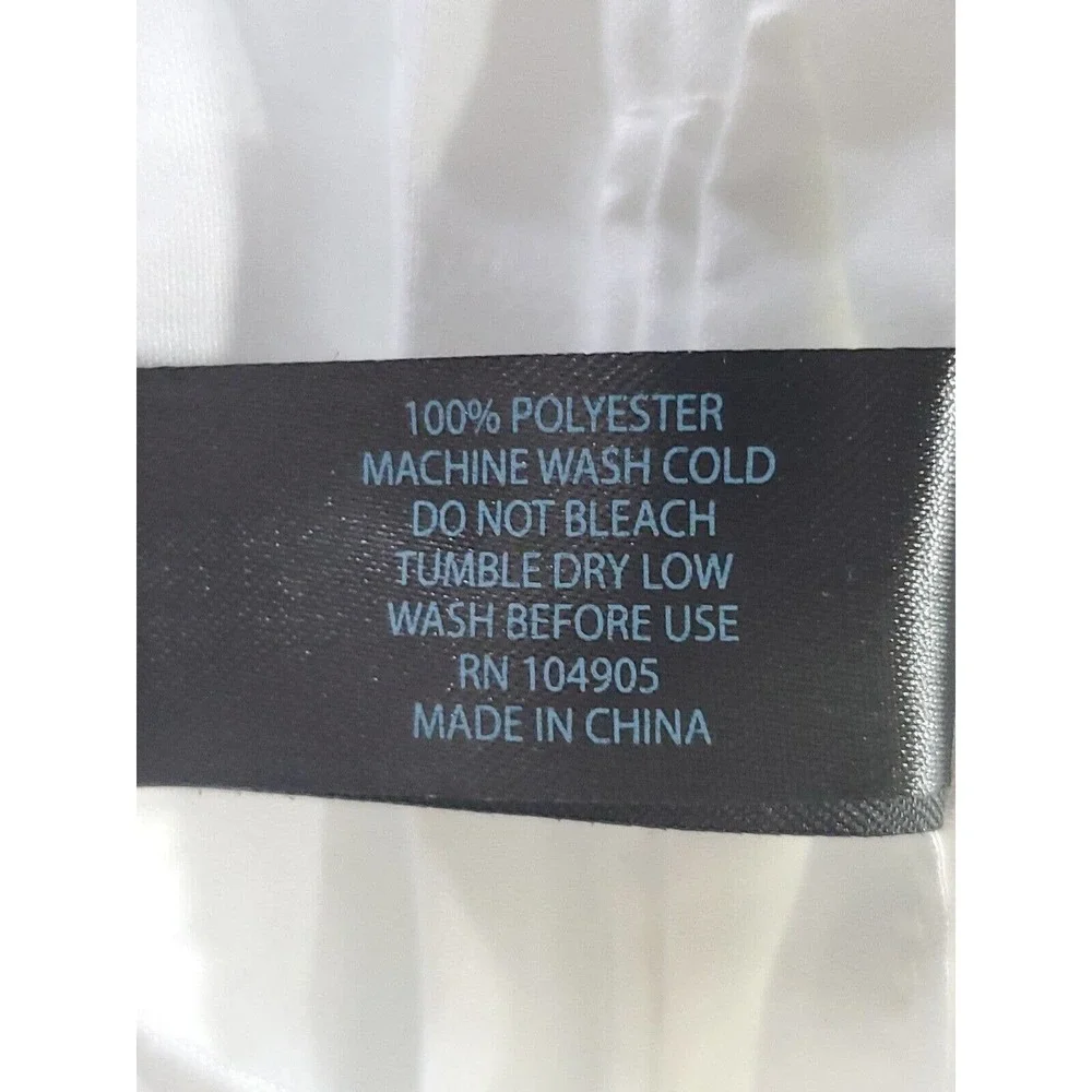 Cynthia Rowley 2 Full Size White Flat Only Sheets 83
